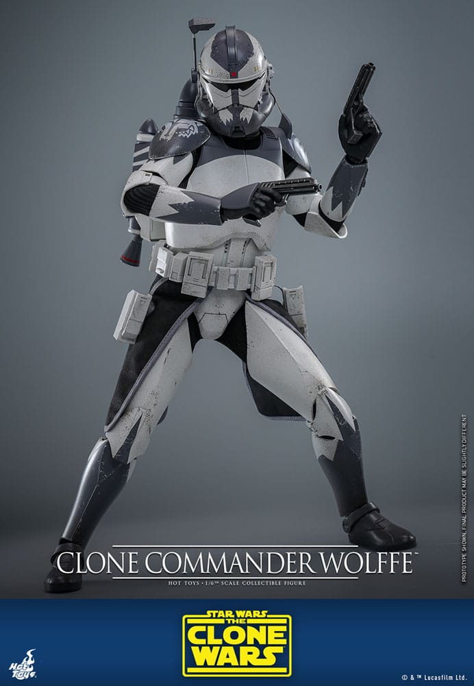 Star Wars: The Clone Wars Action Figure 1/6 Clone Commander Wolffe 30 cm