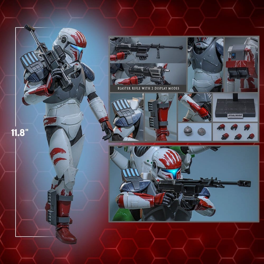Star Wars: The Clone Wars Television Masterpiece Action Figure 1/6 Clone Commando Sev (Hot Toys Exclusive) 30 cm