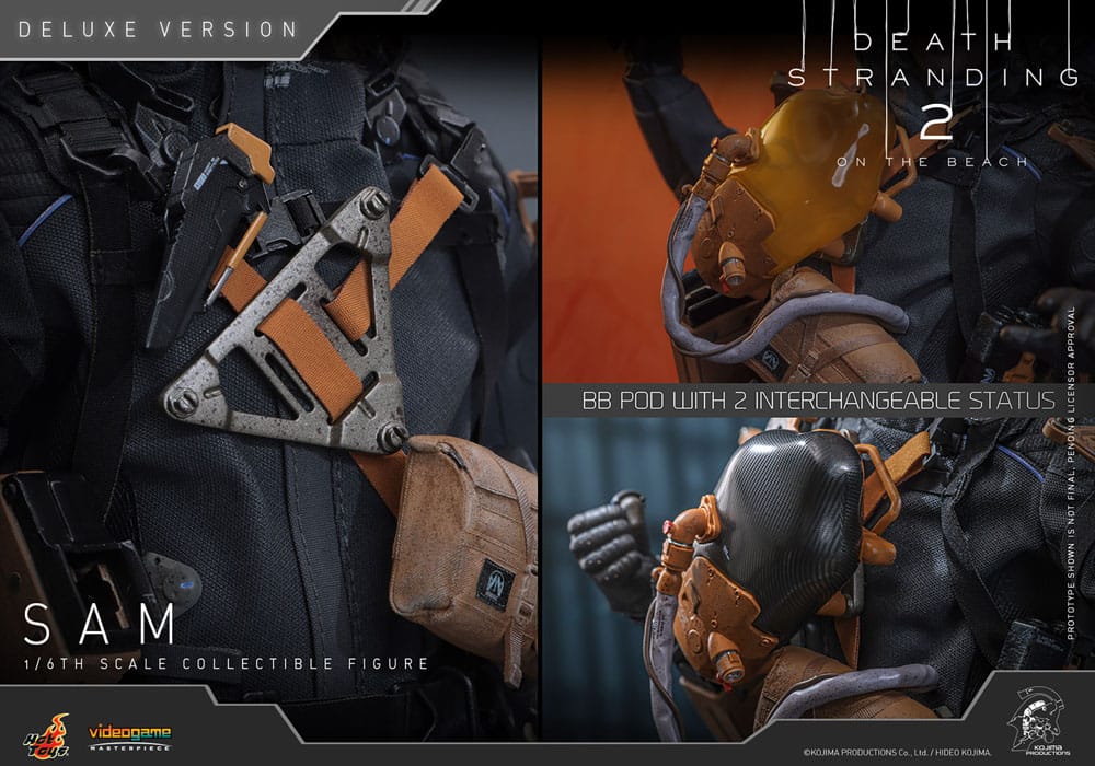 Death Stranding 2: On the Beach Videogame Masterpiece Action Figure 1/6 Sam (Deluxe Version) 31 cm