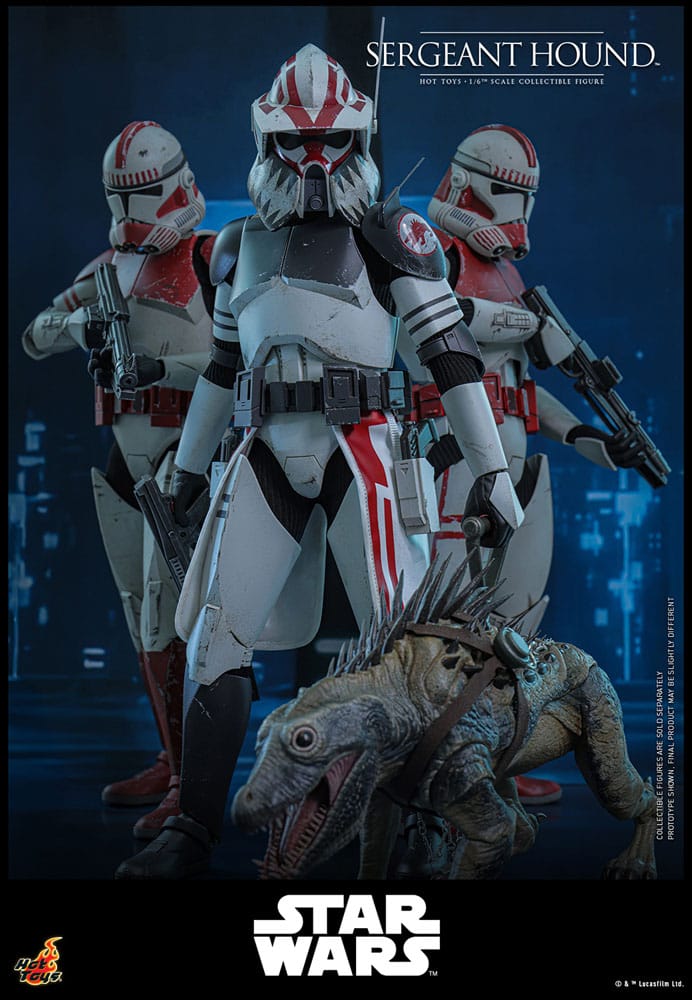 Star Wars: The Clone Wars Action Figure 1/6 Sergeant Hound 30 cm