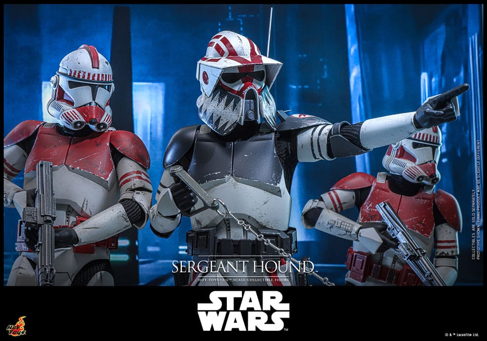 Star Wars: The Clone Wars Action Figure 1/6 Sergeant Hound 30 cm