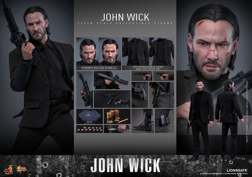 John Wick Movie Masterpiece Action Figure 1/6 John Wick 31 cm