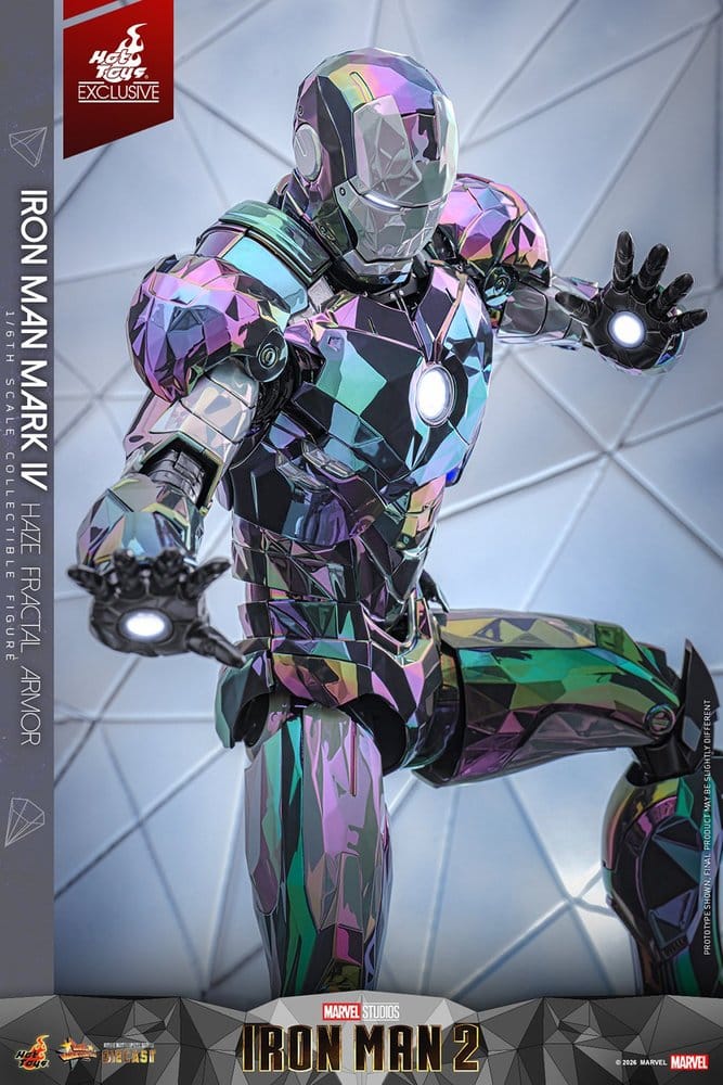 Iron Man 2 Action Figure 1/6 Iron Man Mark IV (Haze Fractal Armor) 33 cm