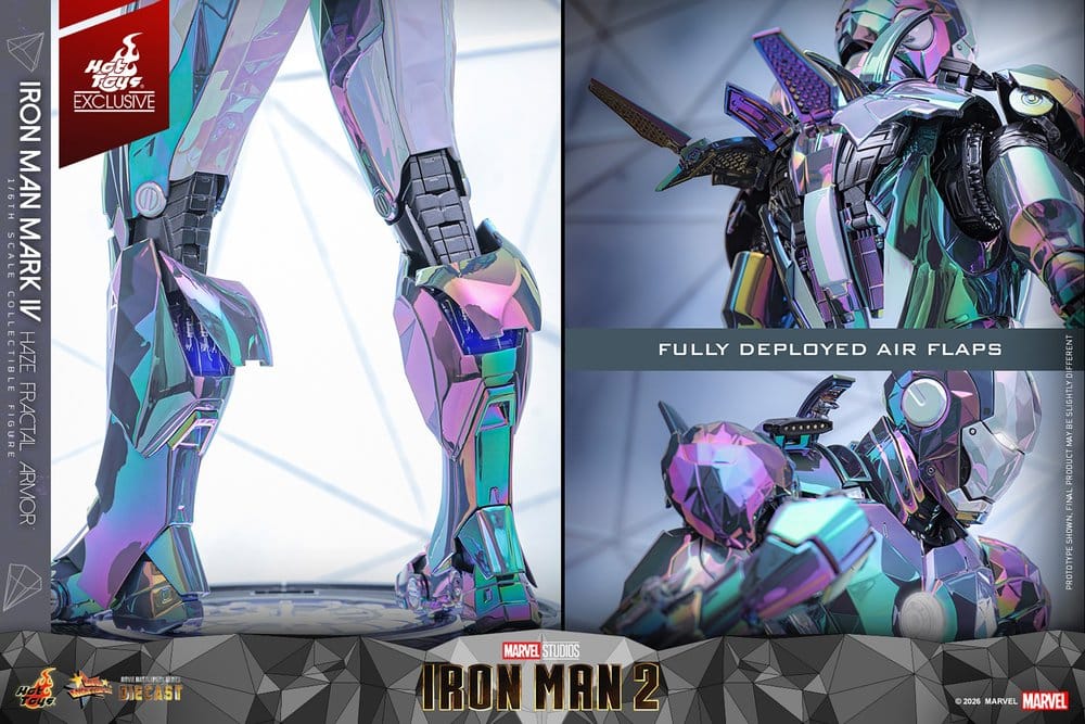 Iron Man 2 Action Figure 1/6 Iron Man Mark IV (Haze Fractal Armor) 33 cm