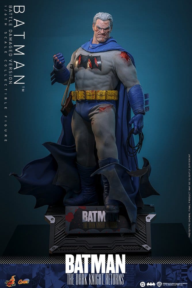 Batman: The Dark Knight Returns Comic Masterpiece Action Figure 1/6 Batman (Battle Damaged Version) 32 cm
