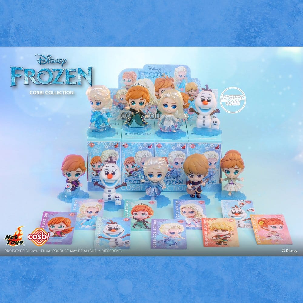 Frozen Cosbi Mini Figures 8 cm Blind Box Display (8)