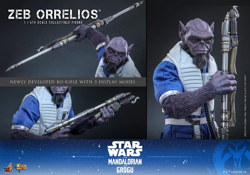 Star Wars Movie Masterpiece Action Figure 1/6 Zeb Orrelios 33 cm