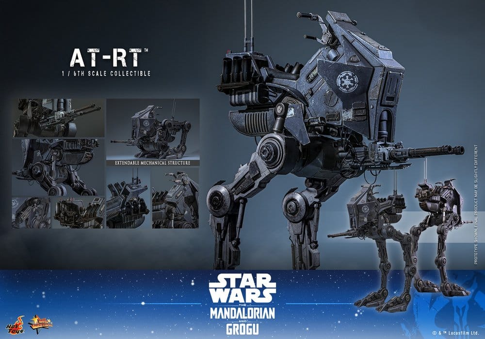 Star Wars: The Mandalorian & Grogu Movie Masterpiece Vehicle 1/6 AT-RT 60 cm