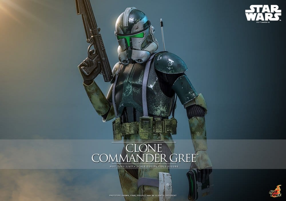 Star Wars Movie Masterpiece Action Figure 1/6 Clone Commander Gree 30 cm
