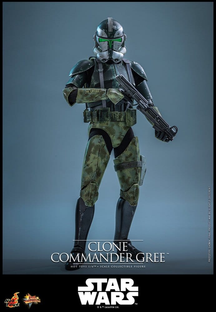 Star Wars Movie Masterpiece Action Figure 1/6 Clone Commander Gree 30 cm
