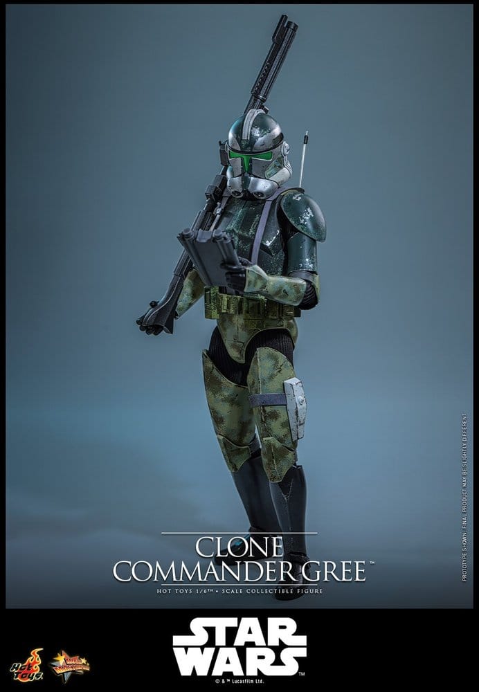 Star Wars Movie Masterpiece Action Figure 1/6 Clone Commander Gree 30 cm