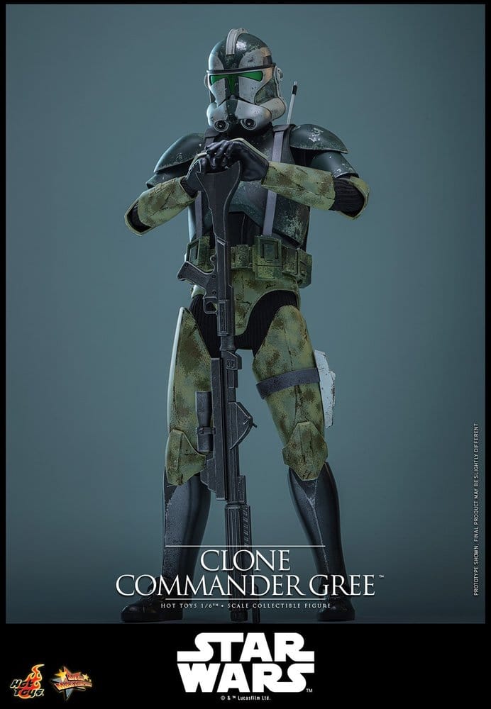 Star Wars Movie Masterpiece Action Figure 1/6 Clone Commander Gree 30 cm