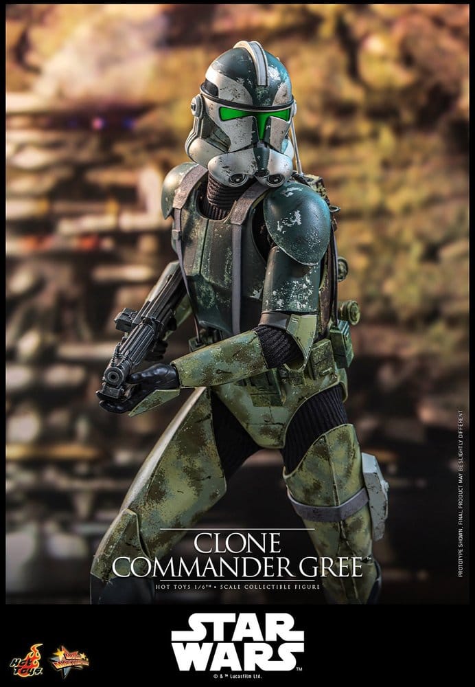 Star Wars Movie Masterpiece Action Figure 1/6 Clone Commander Gree 30 cm