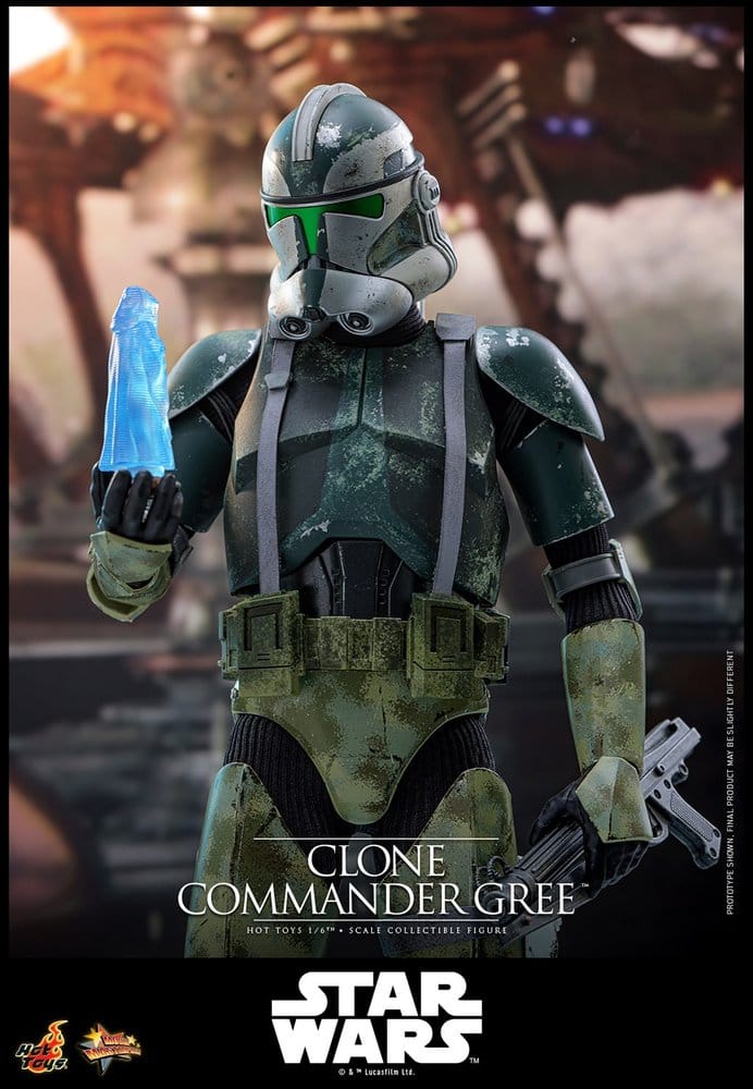 Star Wars Movie Masterpiece Action Figure 1/6 Clone Commander Gree 30 cm