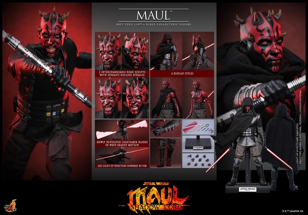 Star Wars: Maul - Shadow Lord Television Masterpiece Action Figure 1/6 Maul 29 cm