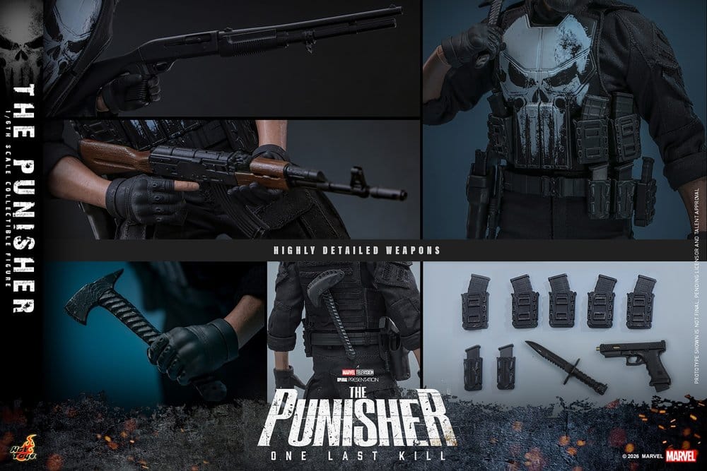 Marvel Television Masterpiece Action Figure 1/6 The Punisher 31 cm