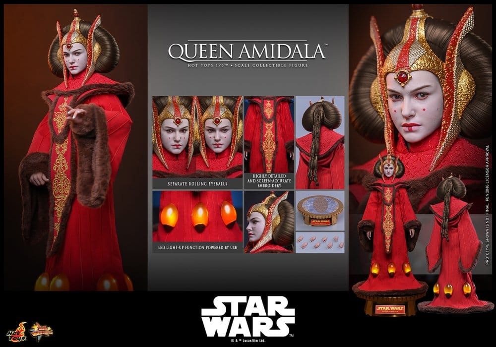Star Wars Movie Masterpiece Action Figure 1/6 Queen Amidala 28 cm