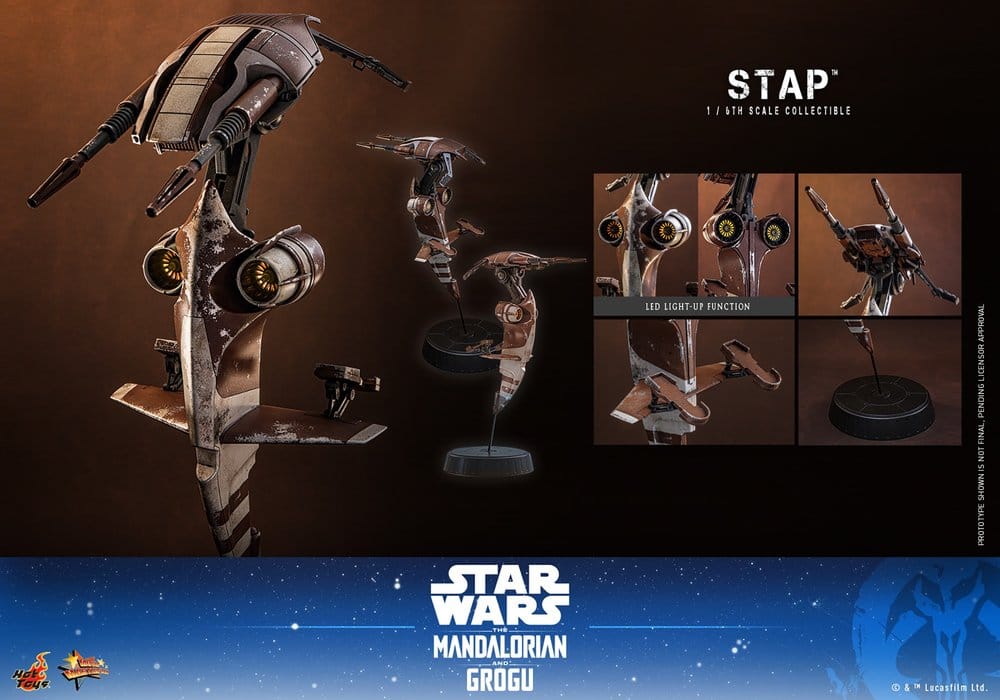 Star Wars: The Mandalorian & Grogu Movie Masterpiece Accessory 1/6 STAP 32 cm