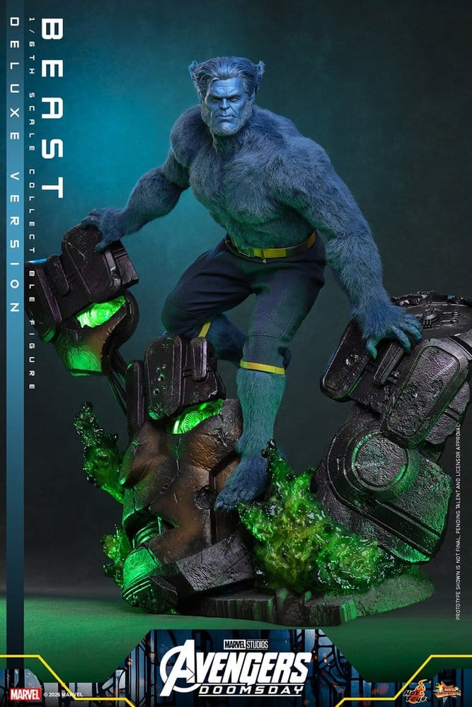 Marvel X-Men Movie Masterpiece Action Figure 1/6 Beast (Deluxe Version) 33 cm