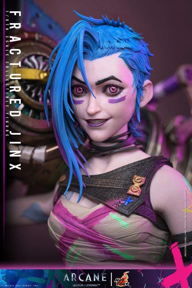 Arcane Action Figure 1/6 Fractured Jinx 28 cm