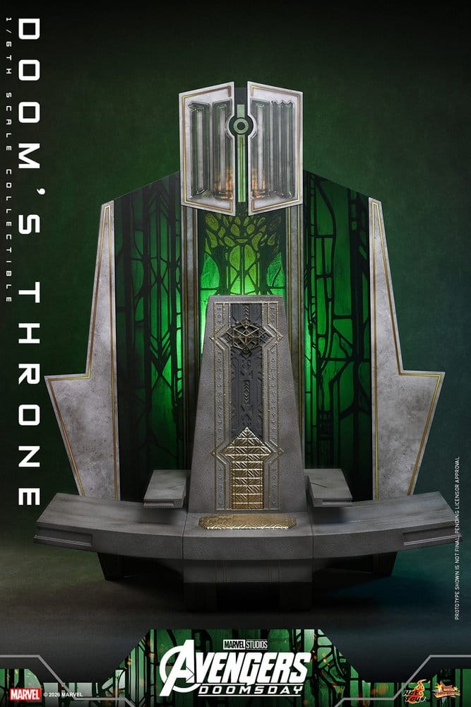 Avengers: Doomsday Movie Masterpiece Action Figure Accessory 1/6 Doom's Throne 33 cm