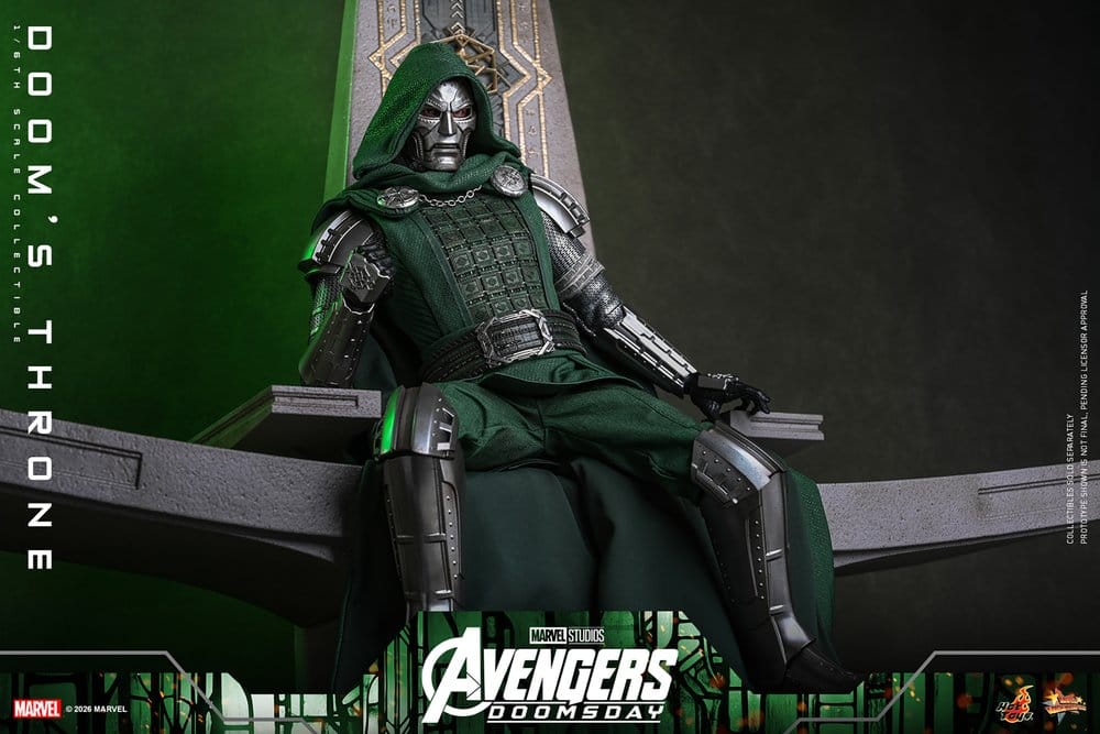 Avengers: Doomsday Movie Masterpiece Action Figure Accessory 1/6 Doom's Throne 33 cm