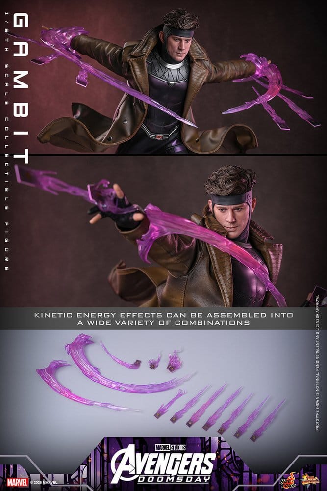 Avengers: Doomsday Movie Masterpiece Action Figure 1/6 Gambit 31 cm