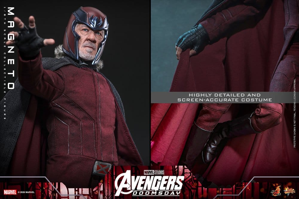 Avengers: Doomsday Movie Masterpiece Action Figure 1/6 Magneto 30 cm