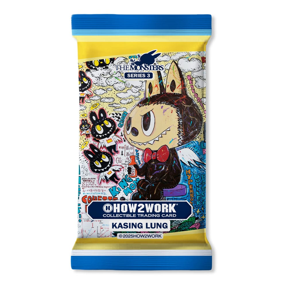 How2work Labubu Collectible Chrome Trading Cards The Monsters Series 3