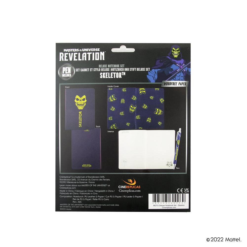 Masters of the Universe - Revelation: Notebook Set (notebook + pen) Skeletor