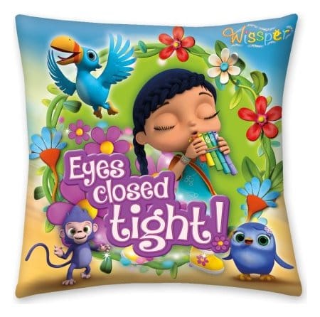 Wissper Pillow Eyes Closed tight! 40 x 40 cm