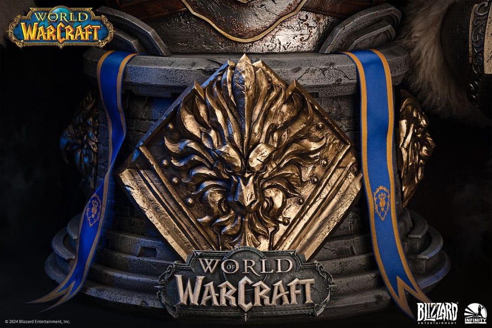 World of Warcraft Life Size Bust 1/1 Varian Wrynn 120 cm