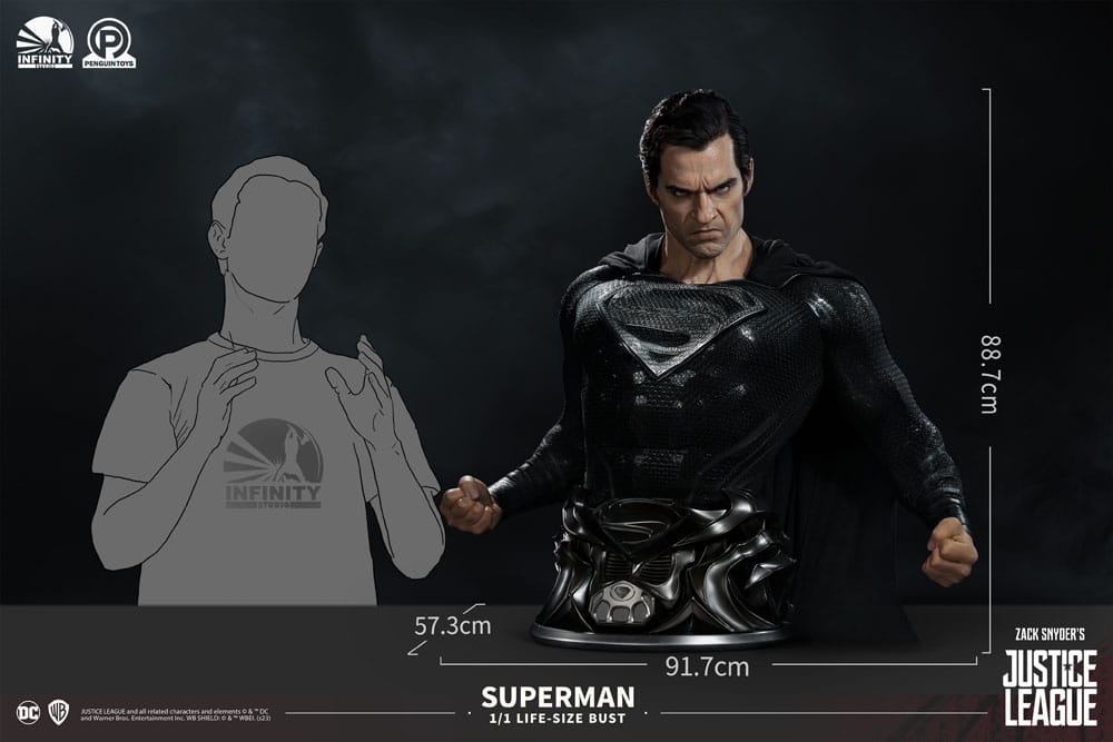 Justice League Life Size Bust Superman 89 cm