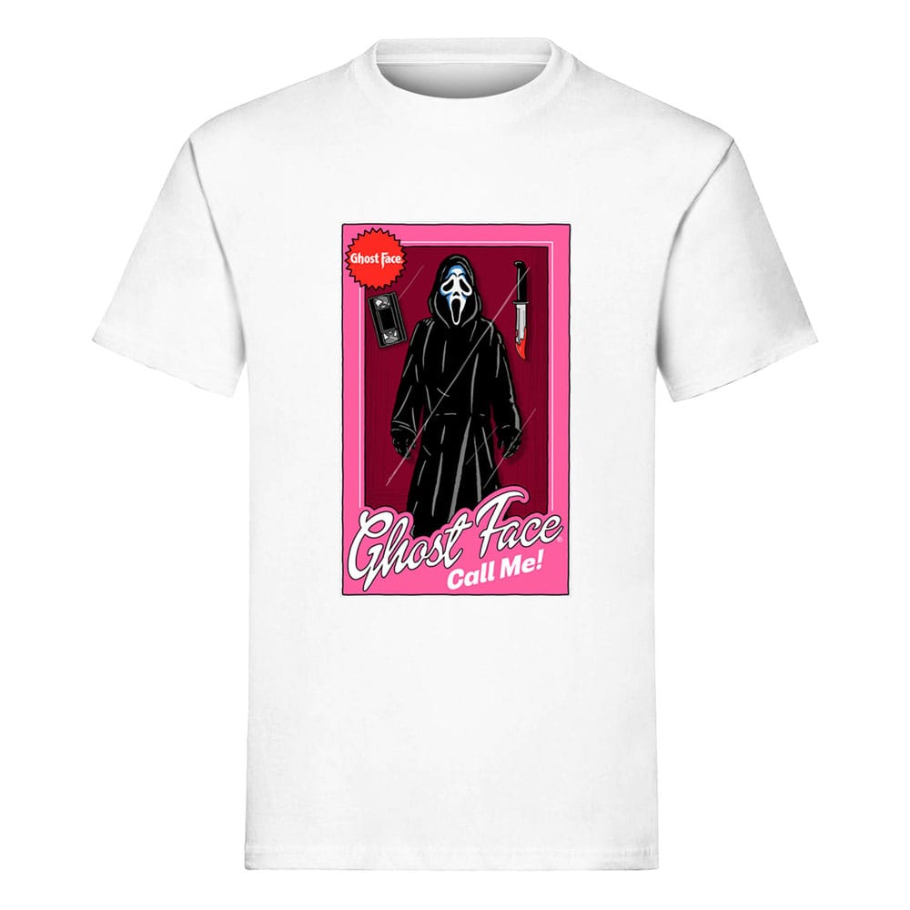 Scream T-Shirt Ghost Face Doll Package Size S