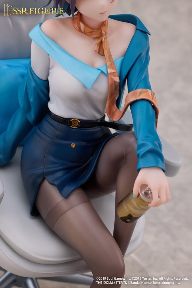 Idolmaster Shiny Colors x Mahjong Soul SSR PVC Statue 1/7 Asakura Tooru Leisurely Grace Ver. 21 cm