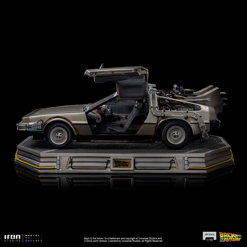Back to the Future Art Scale Statue 1/10 DeLorean 23 cm