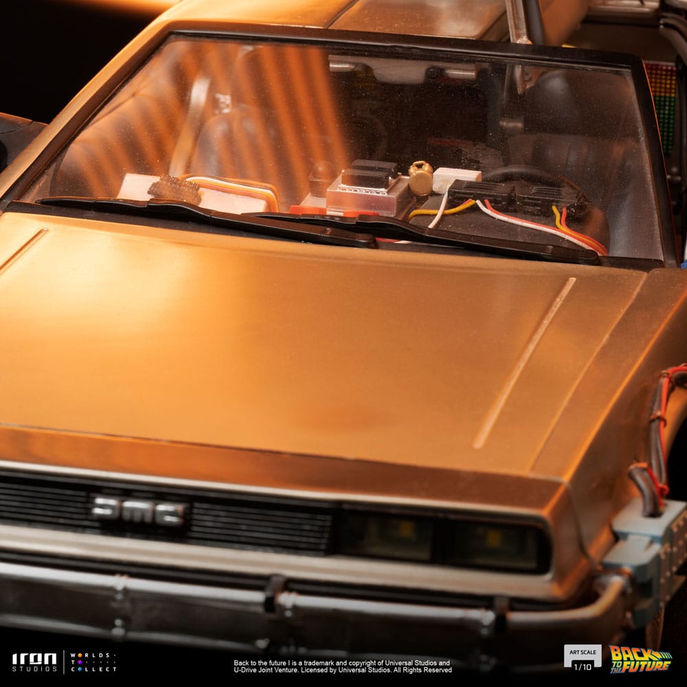 Back to the Future Art Scale Statue 1/10 DeLorean 23 cm