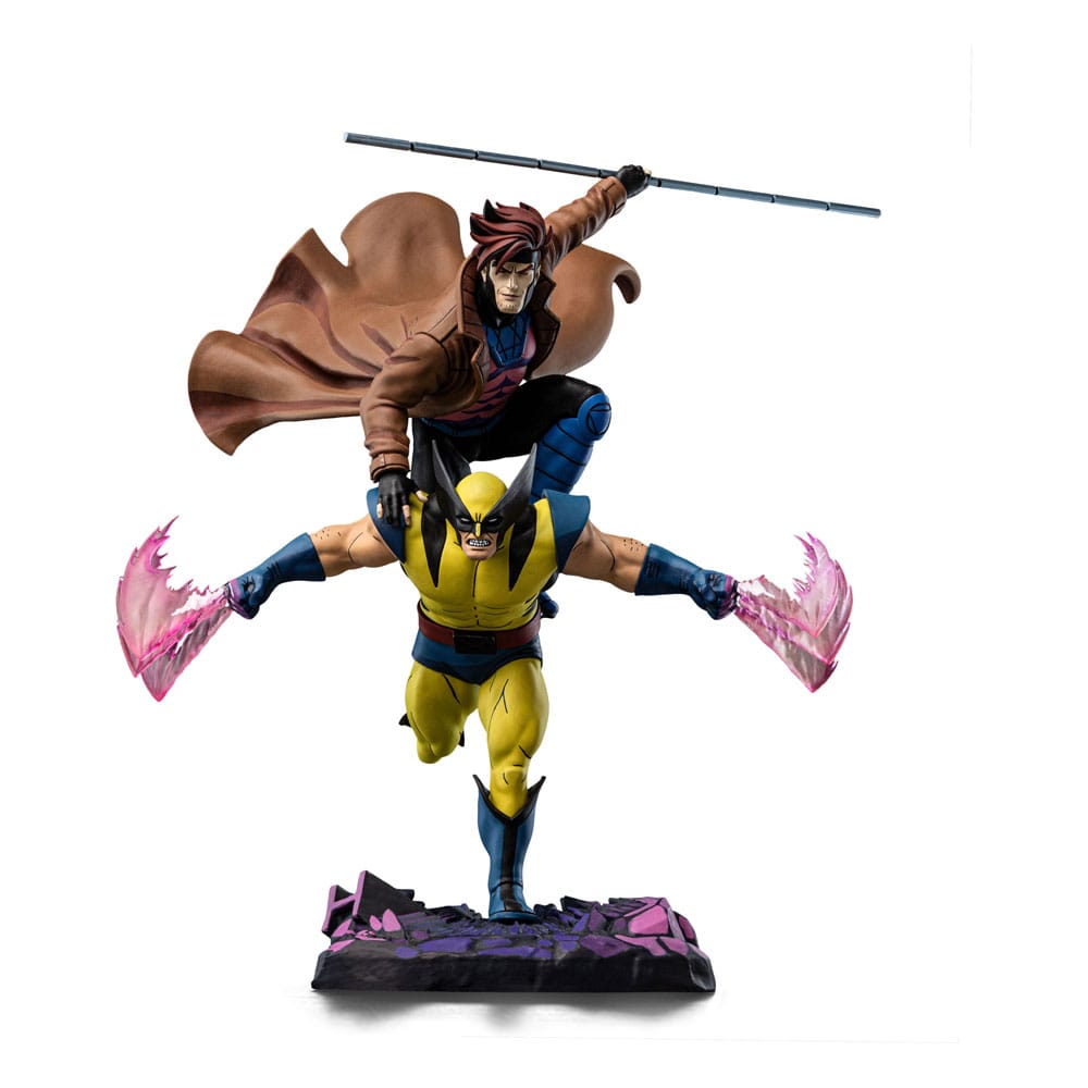 Marvel Deluxe Art Scale Statue 1/10 X-Men´97 Gambit & Wolverine 29 cm