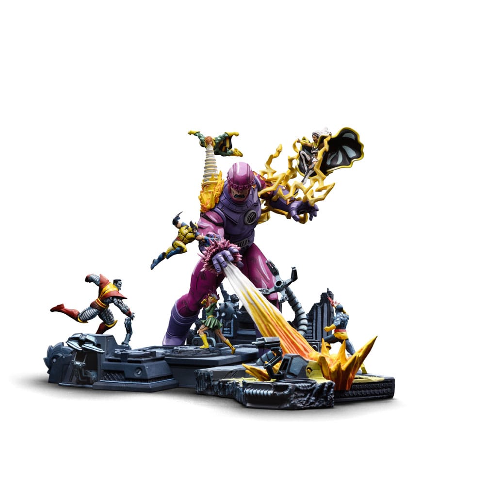 Marvel Demi Art Scale Statue 1/20 X-Men Danger Room Diorama A (Comics Color Variant) 42 cm