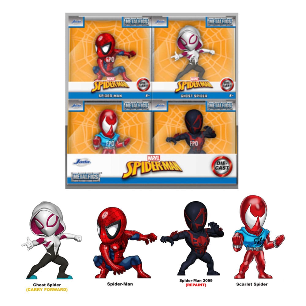 Marvel Nano Metalfigs Diecast Mini Figures Wave 4 5 cm Assortment (12)