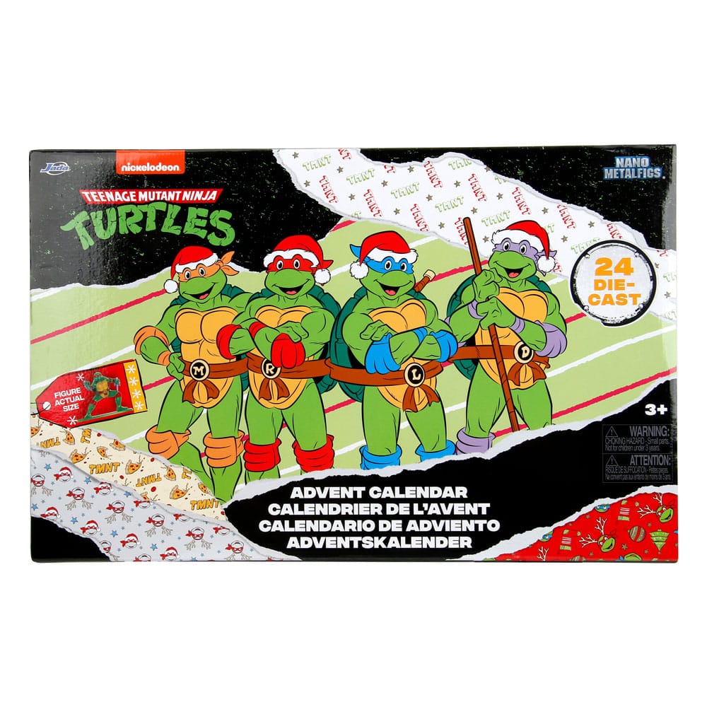 Teenage Mutant Ninja Turtles Battle Diecast Mini Figures Advent Calendar Holiday 2024