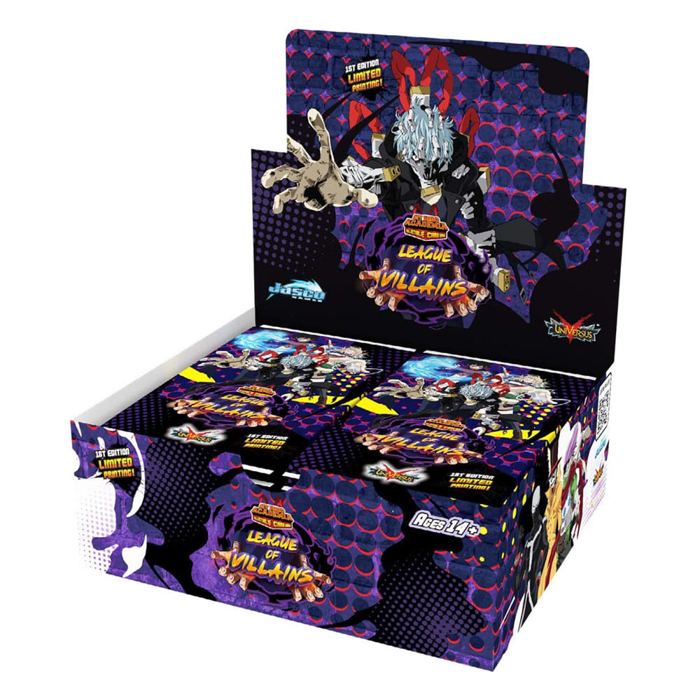 My Hero Academia Trading Cards Booster Packs Series 4 League of Villains Display (24) *English Version*