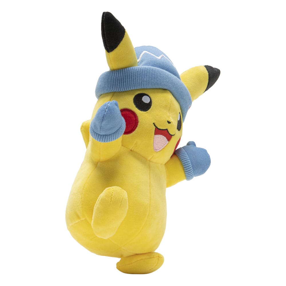 Pokémon Plush Figure Pikachu with Winter Hat and Mittens 20 cm