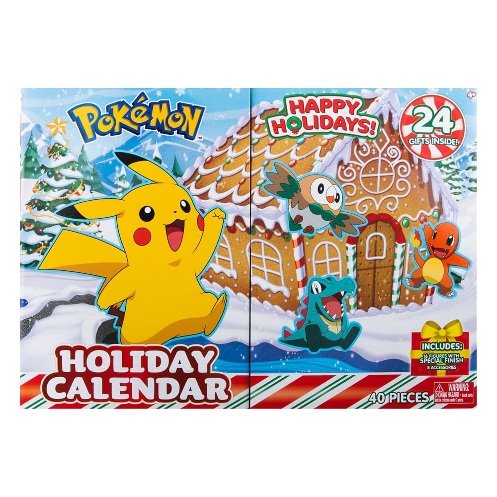 Pokémon Battle Figures Advent Calendar Holiday 2023 *Version DE/FR/NL*