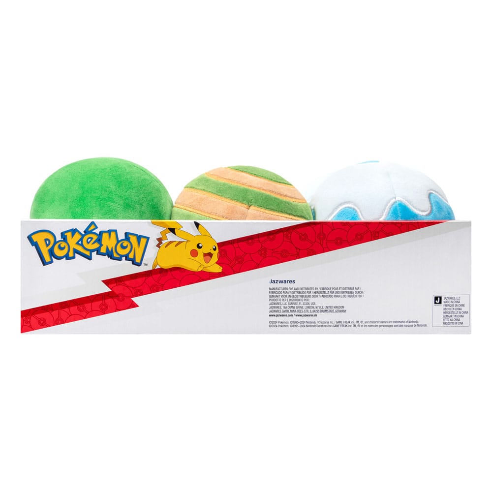 Pokémon Plush Figures Poké Balls 10 cm Assortment (6)