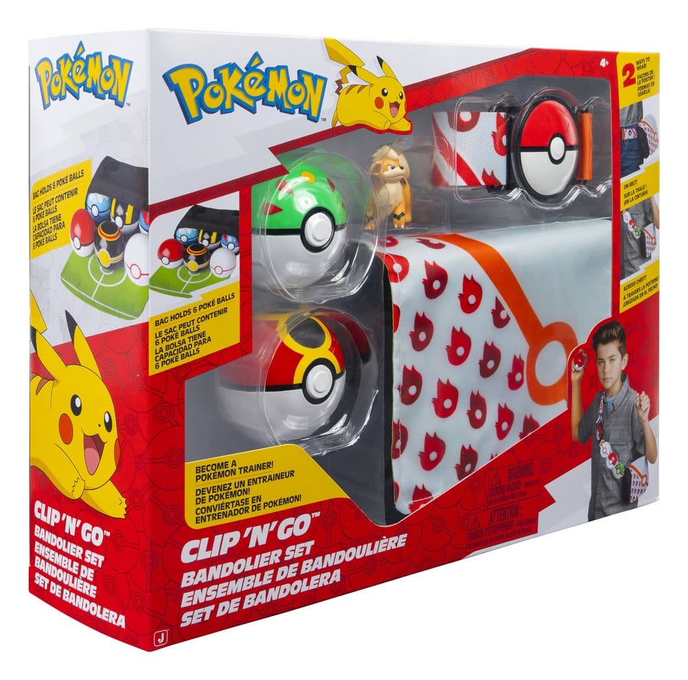 Pokémon Clip 'n' Go Bandolier Set Growlithe