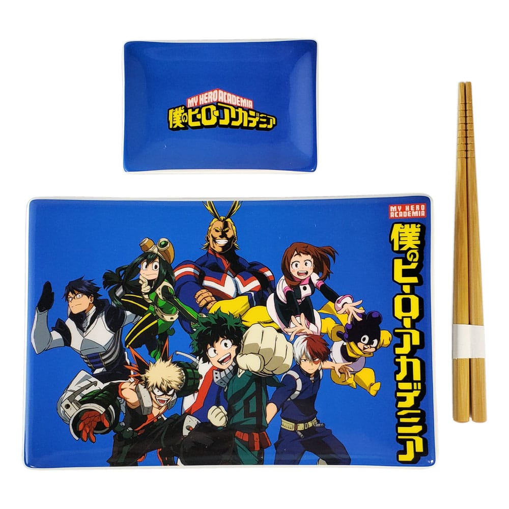 My Hero Academia Ceramic Sushi Set with Chopsticks Classe 1-A