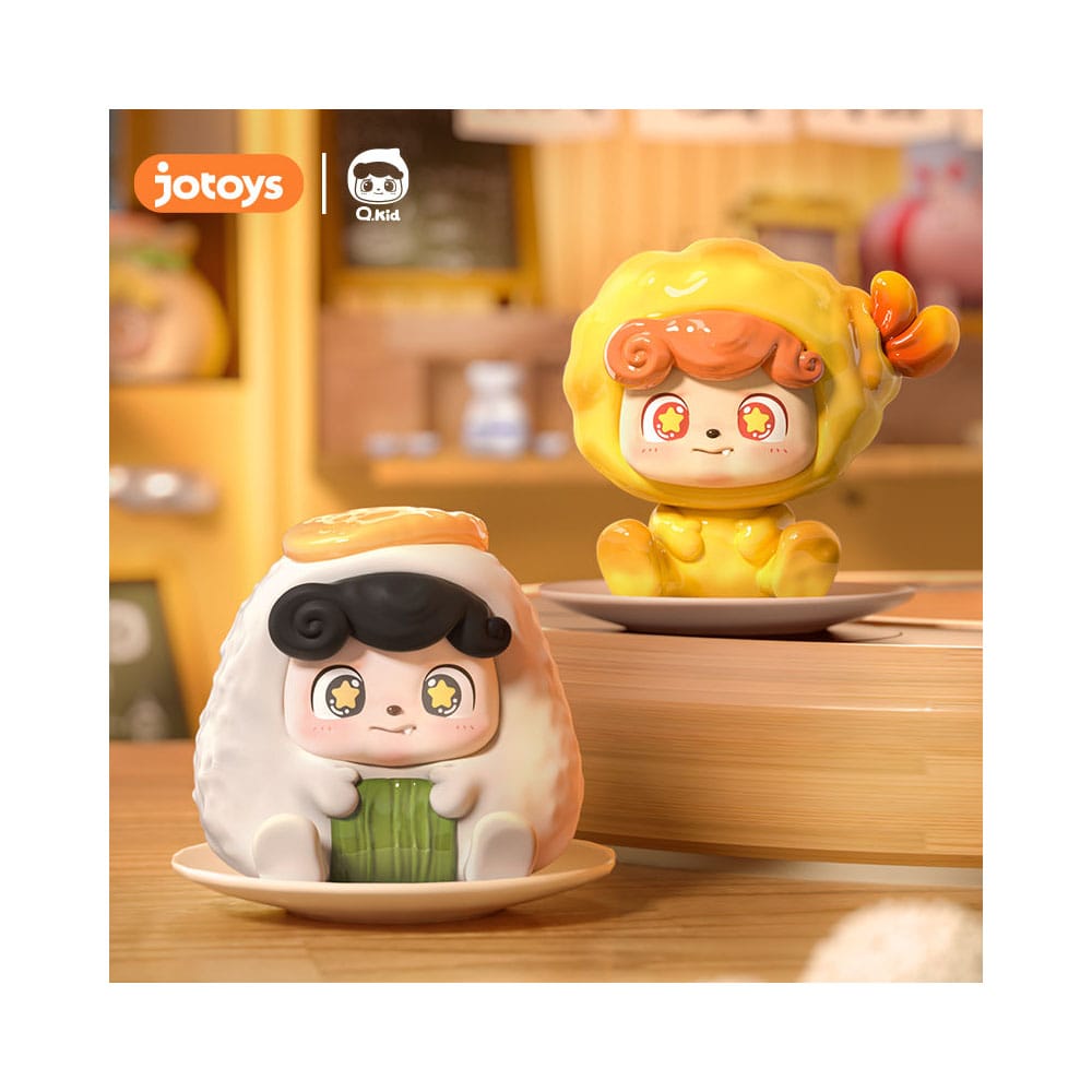 QKid: Street Snack Series Blind Box figure 5 cm Display (12)
