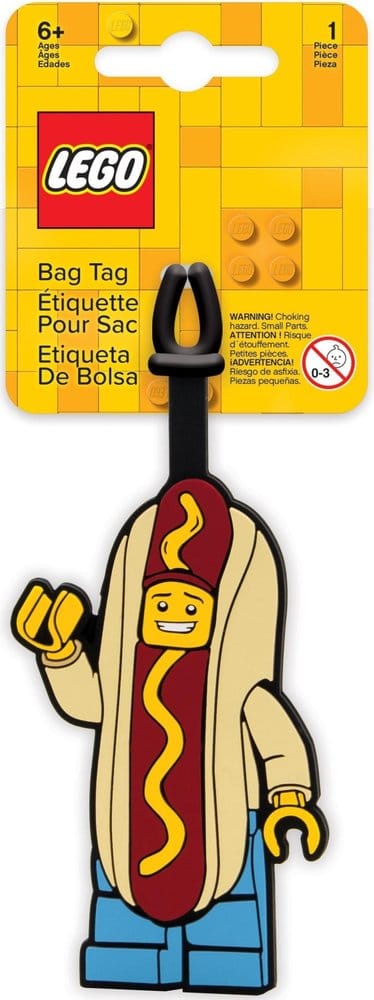 Lego Bag Charm Hot Dog Guy