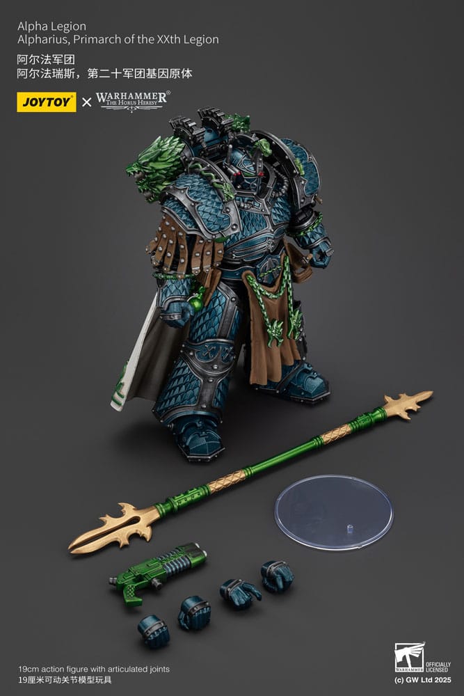 Warhammer The Horus Heresy Action Figure Alpha Legion Alpharius, Primarch of the XXth Legion 25 cm